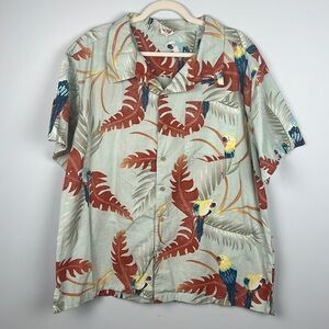 Barefoot in Paradise by Aloha Royals casual button down tropical Hawaiian shirt